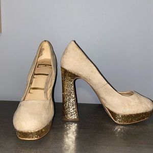Elle tan 5 inch heels